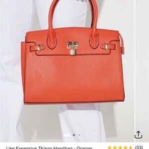 Orange Structured Women’s Handbag - Sold out online 🧡🧡🧡